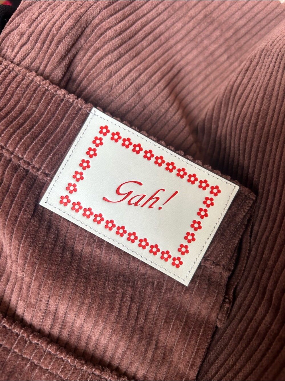 Lisa Says Gah Dylan High Waist Wide Leg Corduroy Carpenter Pants, Size 6 - Picture 5 of 7